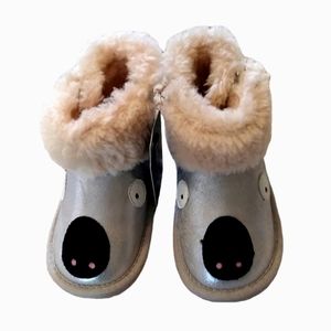 EMU Australia Toddler Koala Glitter Walker booties